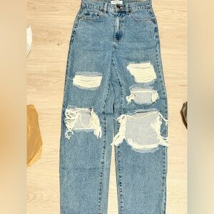RSQ Women's Light Blue Boyfriend Jeans